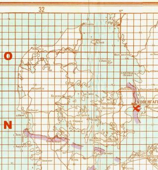 Russian Soviet Military Topographic Maps - KOBENHAVN SE PART (Denmark),  ed.  1980 3