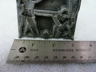 Vintage LEAD TOY SOLDIER MOLD NO 227 4