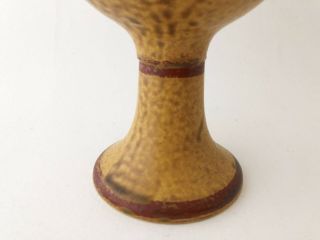 Vintage 1960 ' s 1970 ' s Mid Century Modern Ceramic Stoneware Chalice 8