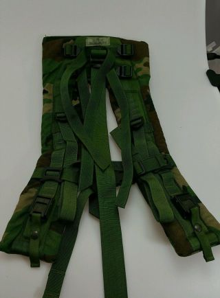 Molle Ii Sds Frame Shoulder Straps Woodland Authentic Us Army Military Surplus