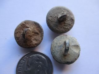 Buttons Spain 17th 18th Century Set Of 3 Spanish Colonial Time Era 757