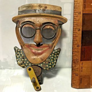 1920s Vintage Tinplate Litho Toy Harold Lloyd Friction Sparkler Germany Drgm