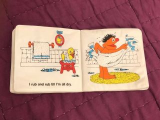 Ernie’s Bath Book Vintage Sesame Street Childrens Book 1982 4
