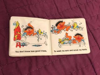 Ernie’s Bath Book Vintage Sesame Street Childrens Book 1982 5