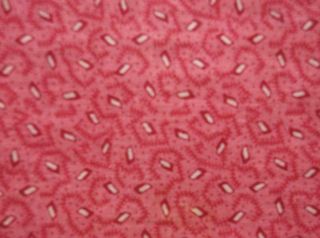 Back In Time Textiles Antique Civil War Era 1860 Double Pink Fabric