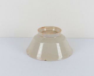 Korean Antique Lee Dynast White Glazed Bowl 3
