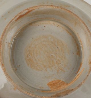Korean Antique Lee Dynast White Glazed Bowl 4