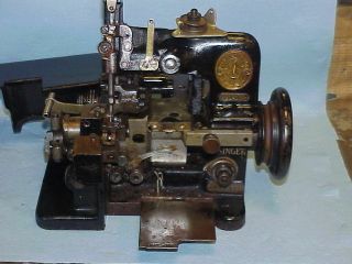 Vintage Singer Manufacturing Mini Leather Sewing Machine Industrial Heavy Duty 11