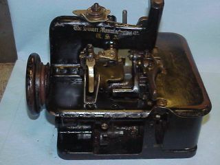 Vintage Singer Manufacturing Mini Leather Sewing Machine Industrial Heavy Duty 6