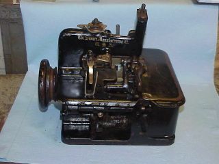Vintage Singer Manufacturing Mini Leather Sewing Machine Industrial Heavy Duty 7