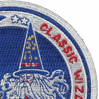 Classic Wizard Patch Naval Security Group Command 4