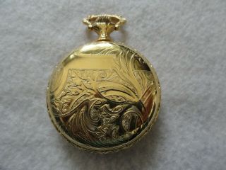 Villereuse 17 Jewels Incabloc Vintage Mechanical Wind Up Pocket Watch 3