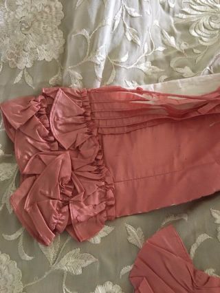 Victorian apricot color blouse for study or parts.  Doll clothes trim etc. 5