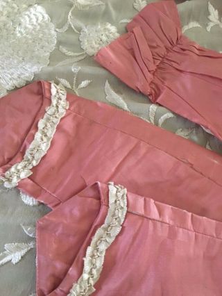 Victorian apricot color blouse for study or parts.  Doll clothes trim etc. 6