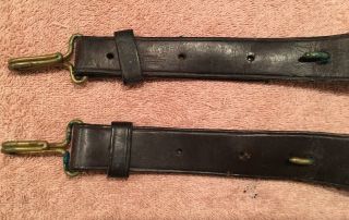 US Army Spanish American War Blanket Bag Leather Straps 2