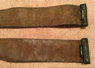 US Army Spanish American War Blanket Bag Leather Straps 4