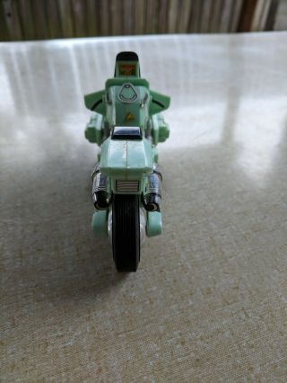 Vtg 1985 Robotech S Bernard Armored Cyclone Motorcycle Scott Matchbox Green 80s 8