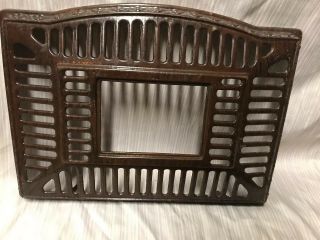 Vintage Cast Iron Architectural Grate Ornate Heater Furnace Door Vent/ Decor