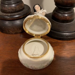 Disney Lenox Snow White And Seven Dwarf Dwarves Full Set Treasure Trinket Boxes 4