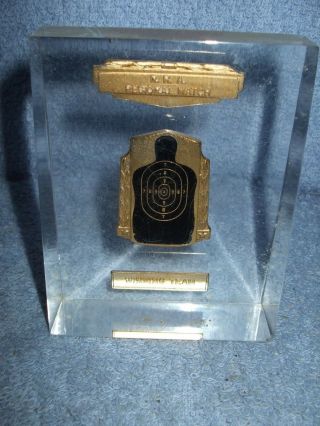 Vintage National Rifle Association Nra Marksmanship Shooting Trophy