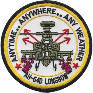 Ah - 64d Longbow Aviation Attack Helicopter Patch