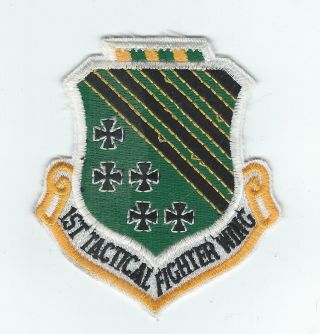 80s 1st Tac Fighter Wing Patch