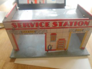 Vintage T.  Cohn Superior Tin Litho Service Station.