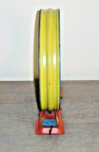 Vintage German US Zone Tin Toy Spring loaded Track Mechanical Toy 3