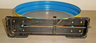 Vintage German US Zone Tin Toy Spring loaded Track Mechanical Toy 5