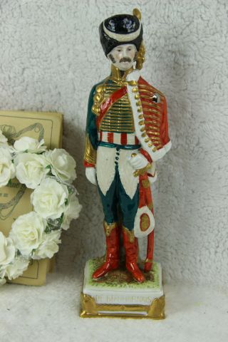 Scheibe Alsbach Marked Napoleon Porcelain Figurine Soldier Officer Beauharnais
