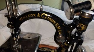 Antique Willcox & Gibbs Sewing Machine,  restored 3