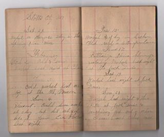 Orig.  Spanish American War Soldier ' s Diary Co.  L 3rd MO.  V.  I.  - Content 3