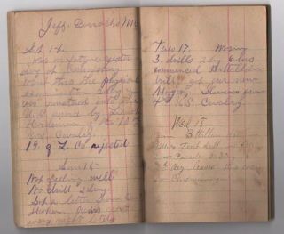 Orig.  Spanish American War Soldier ' s Diary Co.  L 3rd MO.  V.  I.  - Content 5