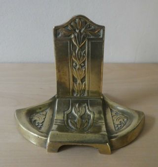 Art Nouveau Secessionist Brass Metal Stand Object