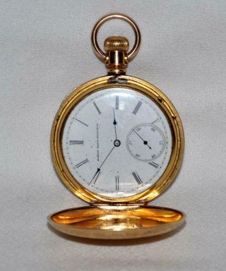 Vintage 1887 Elgin Grade 92 Pocket Watch 16s 11j Model 3 Not