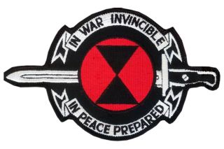 Us 7th Infantry Division In War Invincible - In Peace Prepared Embroidered Patch
