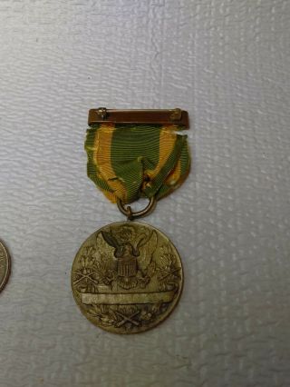 United States Spanish War Service Medal Army 26037 On Edge.