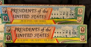 Vintage Marx Presidents of the United States COMPLETE Series 1 - 5 2