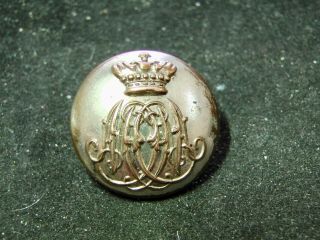 Viscountess Anson,  Ann Margaret Coke 25mm Silver Livery Button 1829 - 1843 Jennens