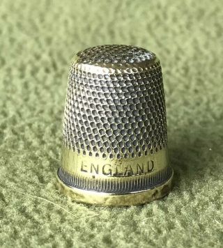 Vintage England Brass Thimble