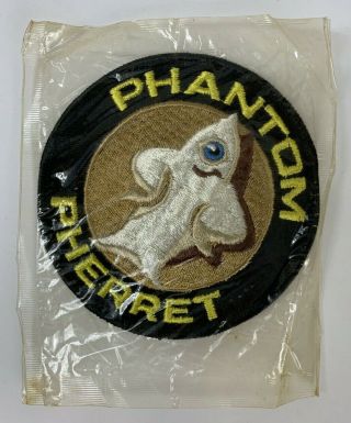 Phantom Pherret F - 4 Phantom Patch Period Usn/usmc/usaf In Package