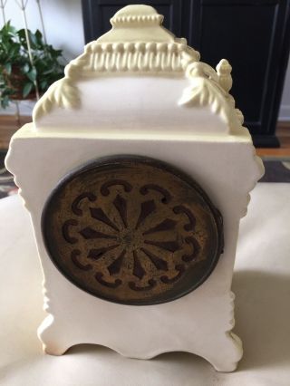 Antique French Porcelain Clock Japy Freres 1800’s 7