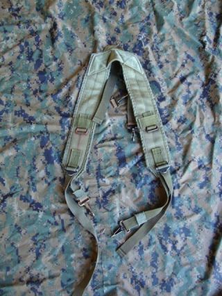 Usmc Army Military Surplus Alice Load Bearing Pistol Belt Combat Suspenders Lbe