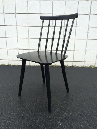 Mid Century Danish Modern Yngves Ekstrom Style Yugoslavian Spindle Back Chair