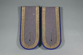 Post Ww2 German Army Heer Nco Medical Sew In Shoulder Boards Bullion F55