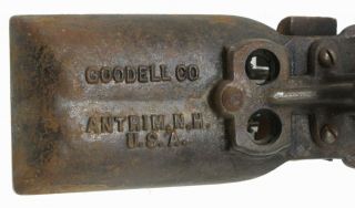 Goodell Antrim NH Antique Cast Iron Cherry Pitter Double Barreled Stoner 4