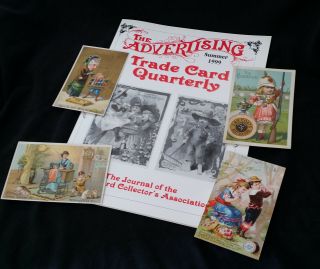 Dave Cheadle Trade Cards Store Sampler 4x Sewing Victorian Trade Cards,  Atcq Mag