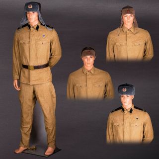 Military Uniform Soldier Ussr Halloween Russian Soviet Vintage Size50 - 3