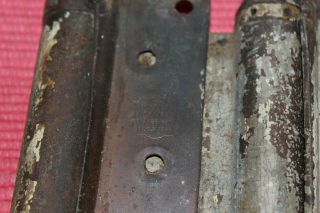 Antique Bommers Door Hinges - Pair - 1800 ' S Patent Dates - Heavy Duty Door Hinges 4