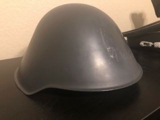 East German Military Ddr Nva Postwar M56 Steel Helmet With Liner & Netting